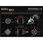 XM5060EA-9 DUALSKY III motore Brushless 550KV per ala fissa RC aereo modello Rc